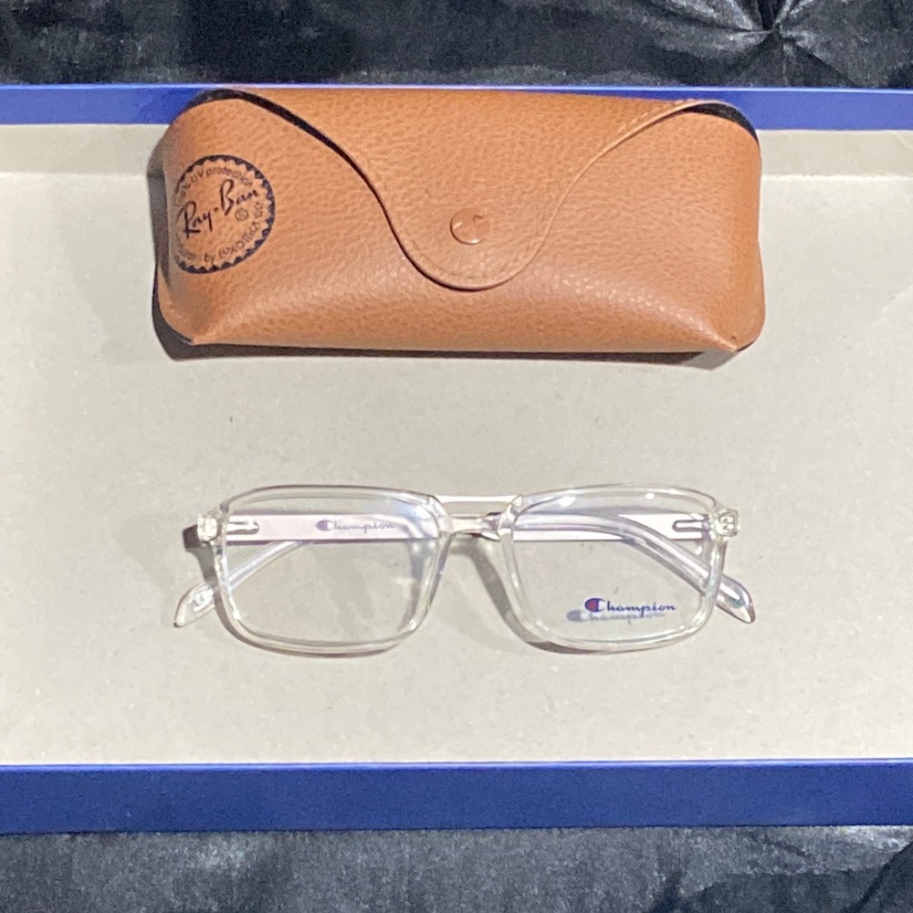 Champion glasses frames (RayBans case included)